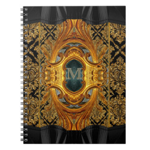 Mademoiselle Victoriaans monogram Notitieboek