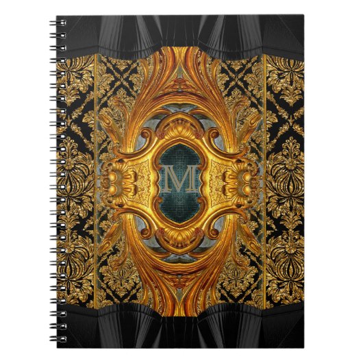 Mademoiselle Victoriaans monogram Notitieboek (Voorkant)