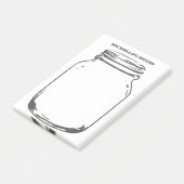  maden jar Persoonlijke Post-it® notes (Schuin)