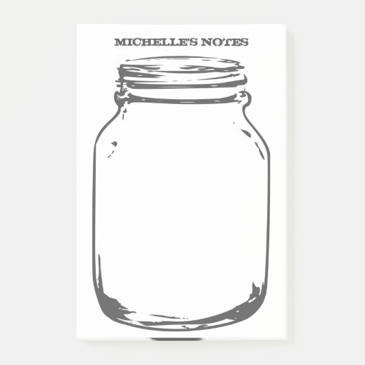  maden jar Persoonlijke Post-it® notes (Voorkant)