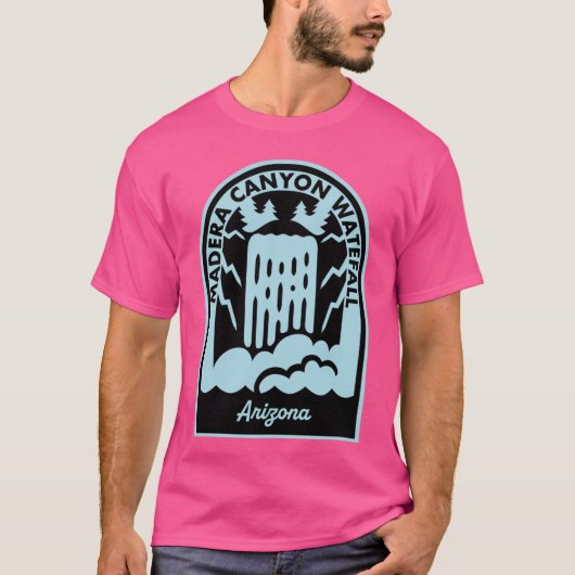 Madera Canyon Waterval Arizona T-shirt (Voorkant)
