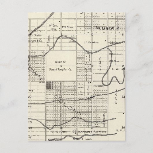 Madera County, California 4 Briefkaart (Voorkant)