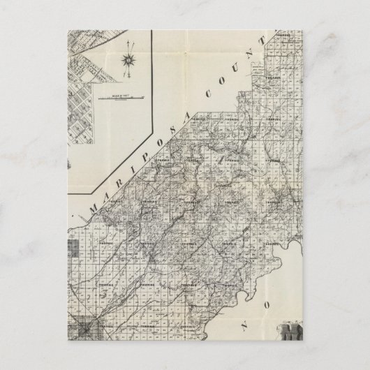 Madera County, California 4 Briefkaart (Voorkant)