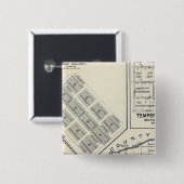 Madera County, Californië 3 Vierkante Button 5,1 Cm (Voorkant /achterkant)