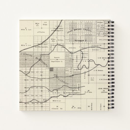 Madera County, Californië 4 3 Notitieboek (Achterkant)