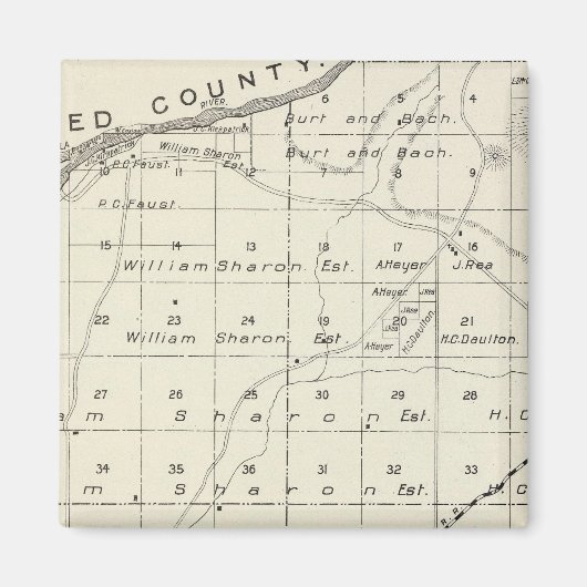 Madera County, Californië 5 Magneet (Voorkant)
