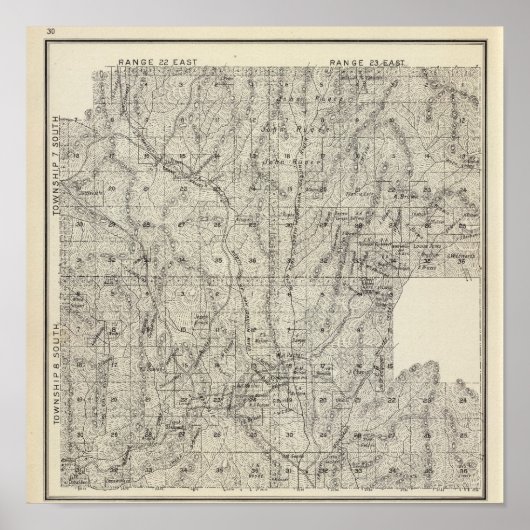 Madera County, Californië 8 Poster (Voorkant)