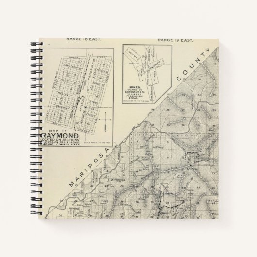 Madera County, Californië Notitieboek (Voorkant)