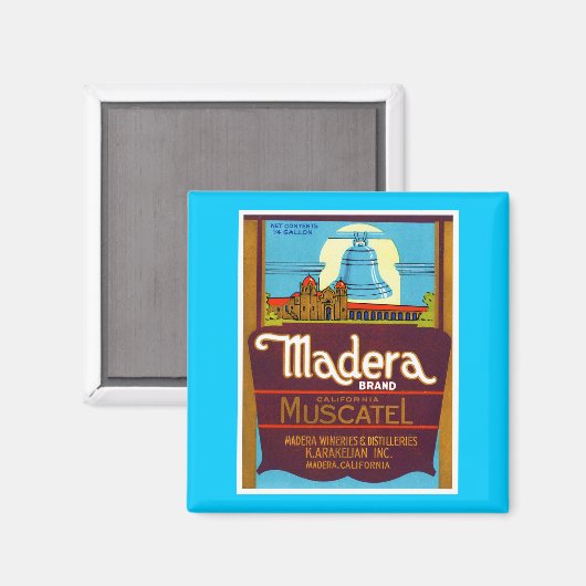 Madera Muscatel Magneet (Voorkant / Achterkant)