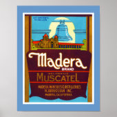 Madera Muscatel Poster (Voorkant)