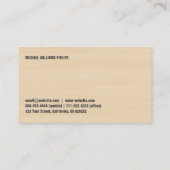 MADERA VISITEKAARTJE (Achterkant)