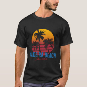 Maderastrand Florida Palmbomen Zonsondergang FL T-shirt