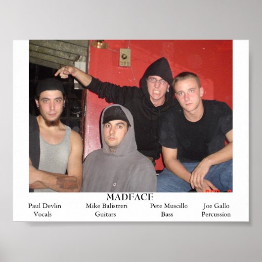 MADFACE PROMO POSTER (Voorkant)