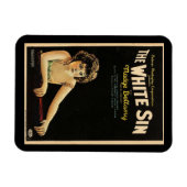 Madge Bellamy, White Sin, Silent Movie Magneet (Horizontaal)