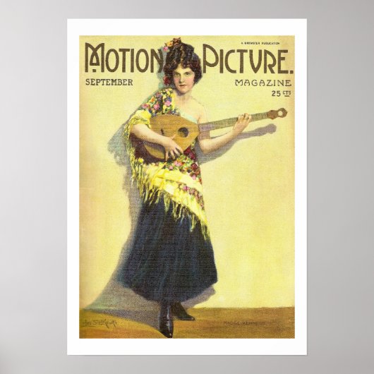 Madge Kennedy  1920 Movie Magazine Print (Voorkant)