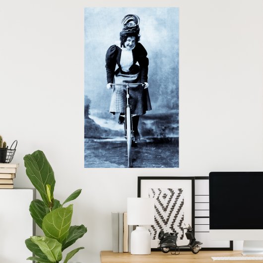 Madge Lessing 1902 -  cyaan Poster (Thuiskantoor)