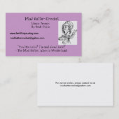 madhatter, Mad Hatter Crochet, unieke Design B... Visitekaartje (Voorkant / Achterkant)