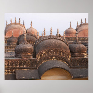 Madhavendra-paleis bij zonsondergang, Jaipur Poster