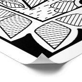 Madhubani 4 Fish Poster (Hoek)