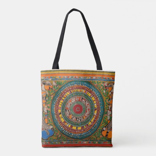 Madhubani Art Tote Bag (Achterkant)