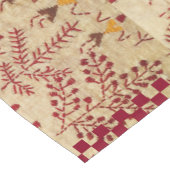 Madhubani-stijl afdrukken op zijden textuur korte tafelloper (Hoek)