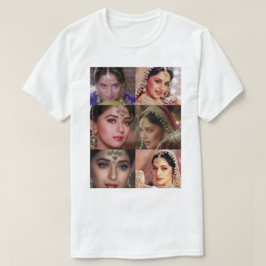 Madhuri Dixit Dhak Dhak Girl T-shirt (Design voorkant)