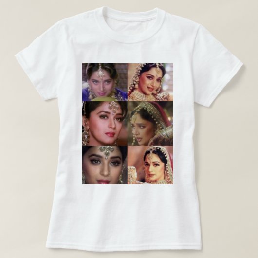  Madhuri Dixit Dhak Dhak Girl T-shirt (Design voorkant)