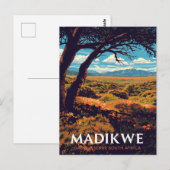 Madikwe Reservaat Zuid-Afrika Briefkaart (Voorkant / Achterkant)