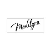 Madilynn naam decoratief manuscriptdoopvont rubberstempel (Afrduk)