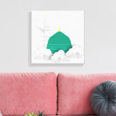 Madina Islamitisch canvas kunstwerk Afdruk (Insitu (Woonkamer))