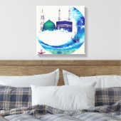 Madina mekka islamitisch canvas kunst ontwerp oost (Insitu (Slaapkamer))