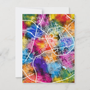 Madinah Saoedi-Arabië Stadsplattegrond Briefkaart