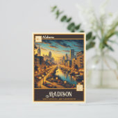 Madison, Alabama | Antiek Briefkaart (Staand voorkant)