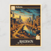 Madison, Alabama | Antiek Briefkaart (Voorkant)