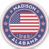 Madison Alabama, Madison Sticker (Voorkant)
