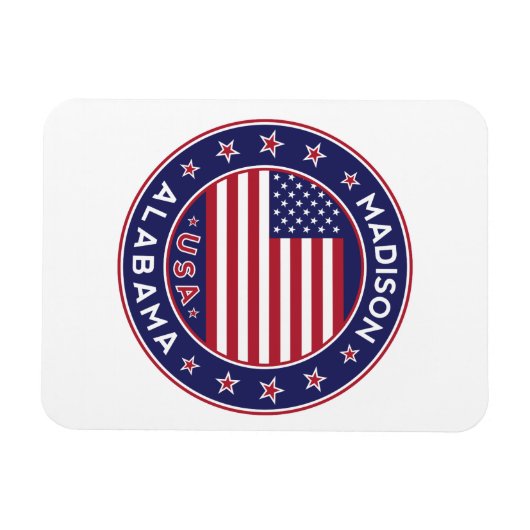 Madison, Alabama Magneet (Horizontaal)