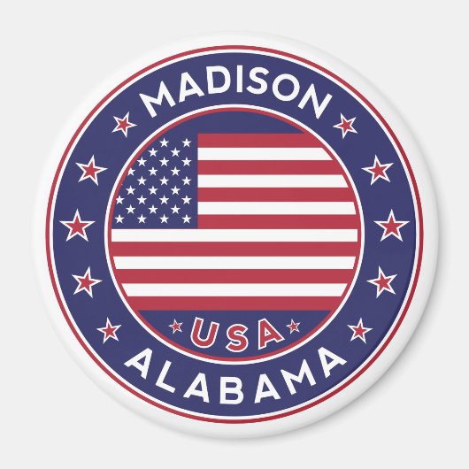 Madison, Alabama Magneet (Voorkant)