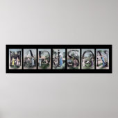 MaDISON Alphabet Letter Name Art Poster (Voorkant)