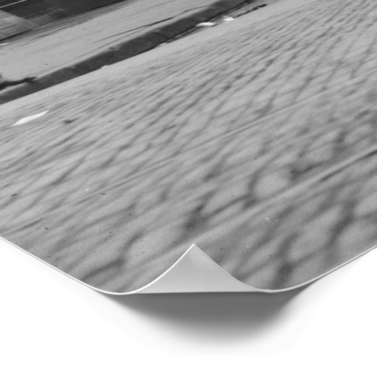 Madison Ave van Top St, Toledo, OH begin jaren '00 Poster (Hoek)