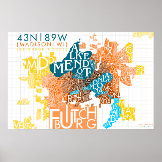 Madison Band Typografie *UPDATED* Poster