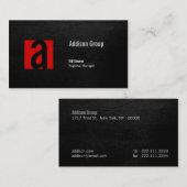 Madison Black II Visitekaartje (Voorkant / Achterkant)