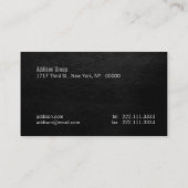 Madison Black II Visitekaartje (Achterkant)