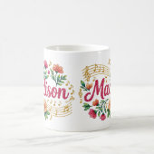 Madison Bloem Muziek Liefhebber Glitter Mok (Center)