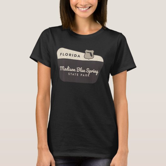 Madison Blue Spring State Park Florida Welkom bij T-shirt (Voorkant)