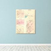 Madison, Bordentown, NJ Canvas Afdruk (Insitu (Houten vloer))
