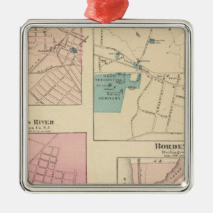 Madison, Bordentown, NJ Metalen Ornament