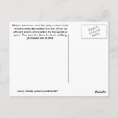 Madison Buffalo Jump Briefkaart (Achterkant)