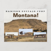 Madison Buffalo Jump Briefkaart (Voorkant)