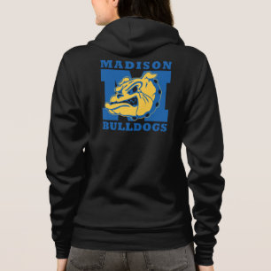 Madison Bulldogs Zip Hoodie - diep grijs