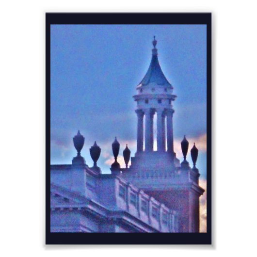 Madison Church Steeple Foto Afdruk (Voorkant)